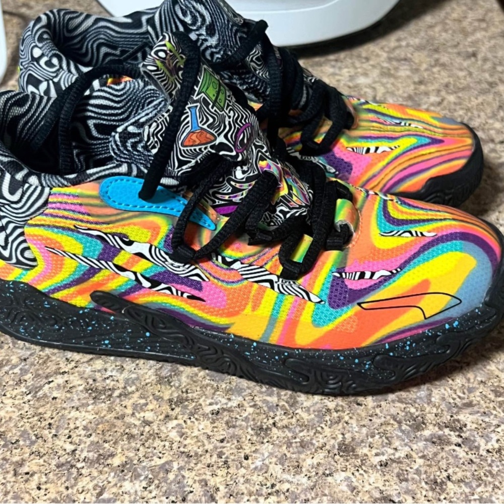 Puma Kids Shoes - Multicolor with Black Accents